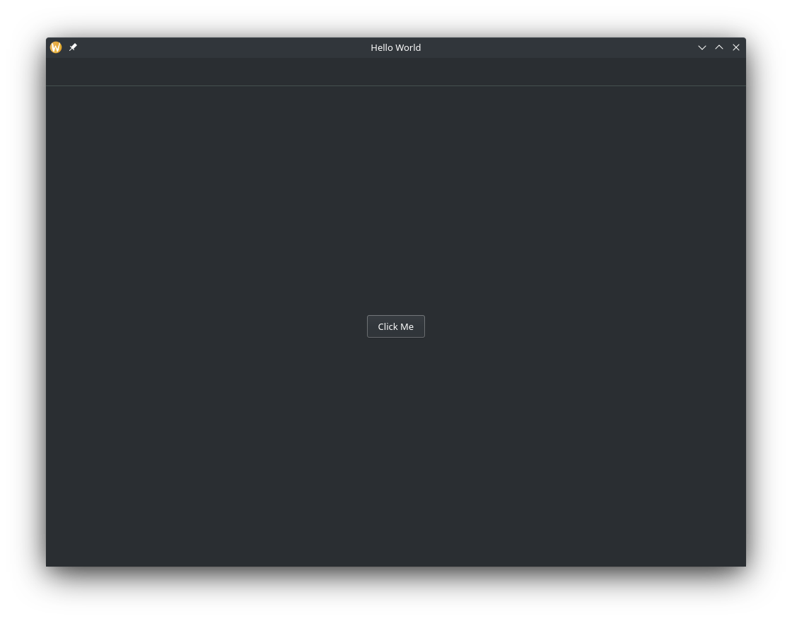 The Kirigami example application running